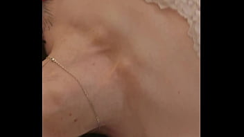 Model in lace celebrates valentine's in chicago