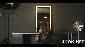 Solo angel rubs itching twat