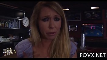 Erected pecker for a shaved pussy