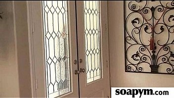 Soapy massage end with a big cumshot 10