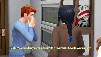 Sims 4 neighbor fucks girl at home