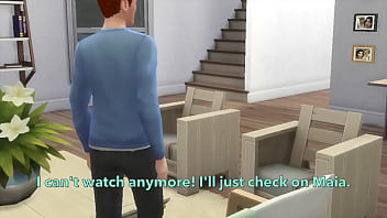 Sims 4 neighbor fucks girl at home