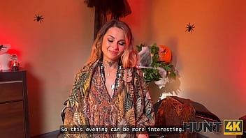 Hunt4k spirits told her to suck a big dick and be fucked roughly