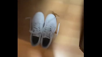 Happy st nicholas #leatherleggings #pedsocks #whiteandgreysock #feetfetish #teen