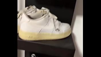 Happy st nicholas #leatherleggings #pedsocks #whiteandgreysock #feetfetish #teen