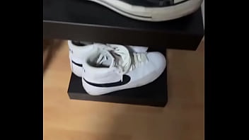 Happy st nicholas #leatherleggings #pedsocks #whiteandgreysock #feetfetish #teen