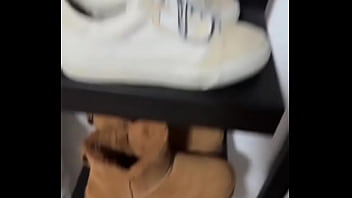 Happy st nicholas #leatherleggings #pedsocks #whiteandgreysock #feetfetish #teen