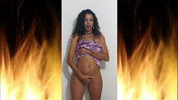 Beautiful woman teasing