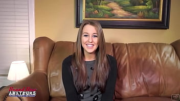 Busty mature redhead autum squirts on the couch and sucks a big cock