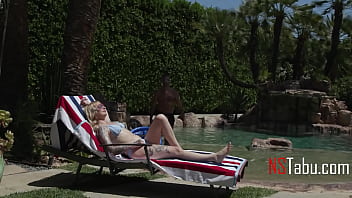 Stepdad's seed down my blonde throat