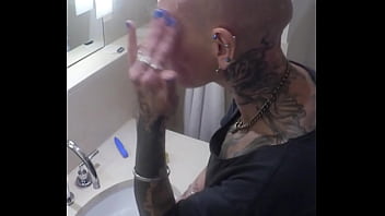 Watch me vilja take control of my transformation shaving my head and pussy smooth to be a perfect hairless fucktoy