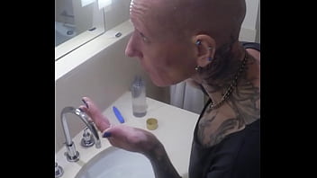 Watch me vilja take control of my transformation shaving my head and pussy smooth to be a perfect hairless fucktoy