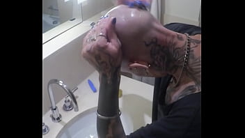 Watch me vilja take control of my transformation shaving my head and pussy smooth to be a perfect hairless fucktoy