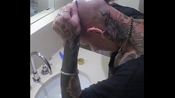 Watch me vilja take control of my transformation shaving my head and pussy smooth to be a perfect hairless fucktoy