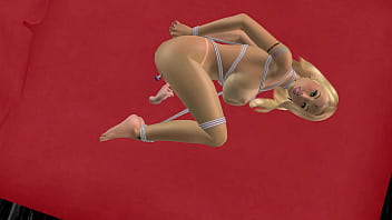 3d animation porn video of a beautiful big breasted girl get fingered her pussy and anal plug play