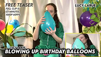 Blowing Up Birthday Balloons thumbnail