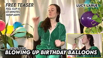 Blowing Up Birthday Balloons thumbnail