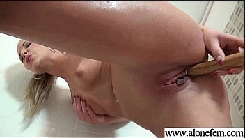 Solo girl get to orgams with all kind of sex toys video 26