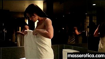 Sensual lesbian massage leads to orgasm 14