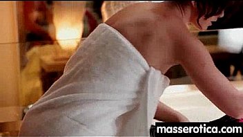 Sensual lesbian massage leads to orgasm 14