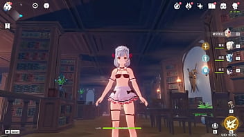 Hexi Wang Or 王何惜 Genshin Impact Modder Does Lewds Porno Mods Kinda This One Is Of Noelle In An Lewd Maid Outfit thumbnail