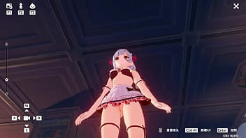 Hexi wang or 王何惜 genshin impact modder does lewds porno mods kinda this one is of noelle in an lewd maid outfit