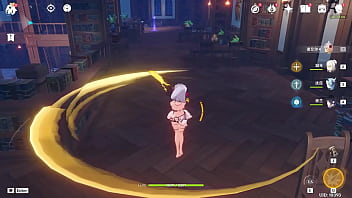 Hexi wang or 王何惜 genshin impact modder does lewds porno mods kinda this one is of noelle in an lewd maid outfit
