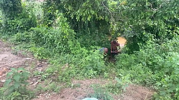 We went to the bush for quick doggy