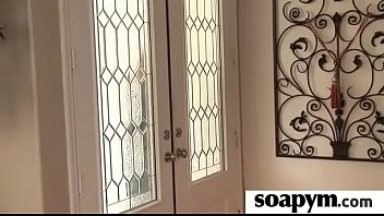 Soapy massage end with a big cumshot 11