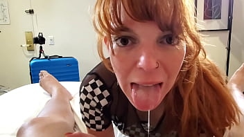 Trailer redheaded hottie loves the taste of black seed