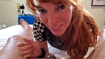 Trailer redheaded hottie loves the taste of black seed