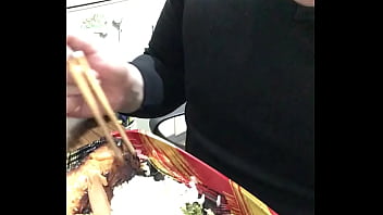 A lunch box of grilled salmon and simmered vegetables it was delicious lunch