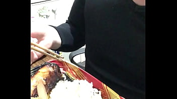 A lunch box of grilled salmon and simmered vegetables it was delicious lunch