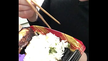 A lunch box of grilled salmon and simmered vegetables it was delicious lunch A lunch box of grilled salmon and simmered vegetables it was delicious lunch