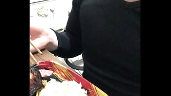 A lunch box of grilled salmon and simmered vegetables it was delicious lunch