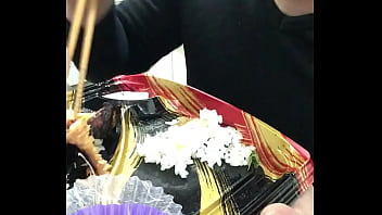 A lunch box of grilled salmon and simmered vegetables it was delicious lunch