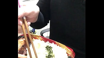 A lunch box of grilled salmon and simmered vegetables it was delicious lunch