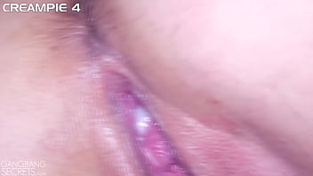 19 pussy creampies unloaded and dripping out of 3 pussies