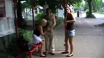 German crazy man fucks a girl outdoor