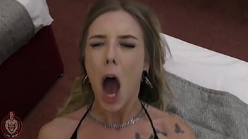 Hot teen gets her tight pussy smashed and filled with cum