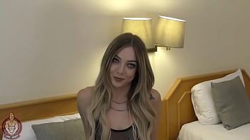 Hot teen gets her tight pussy smashed and filled with cum