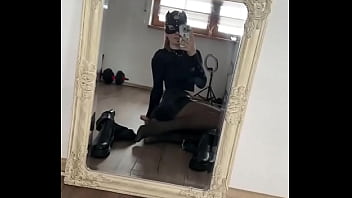 You belong under my sole so lie down and clean my sole •full video on of#blacknails #boots #bootsfetisch