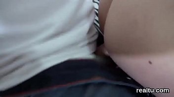 Adorable czech kitten gets tempted in the mall and nailed in pov