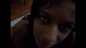 Sucking off the neighbor while the husband works