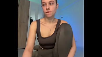 Masturbate big cock with sexy feet