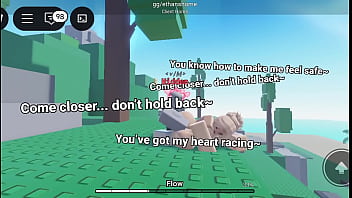 Sneaky roblox gripping tight cheeks and pumping hard till she squirms