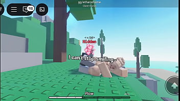 Sneaky roblox gripping tight cheeks and pumping hard till she squirms