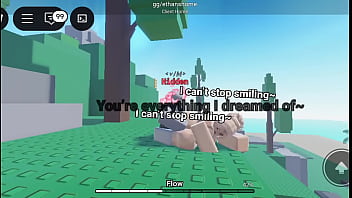 Sneaky roblox gripping tight cheeks and pumping hard till she squirms