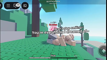 Sneaky roblox gripping tight cheeks and pumping hard till she squirms