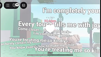 Sneaky roblox gripping tight cheeks and pumping hard till she squirms